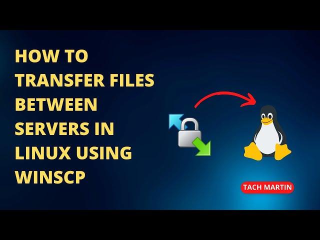 How to Transfer Files Between Servers in Linux using WinSCP