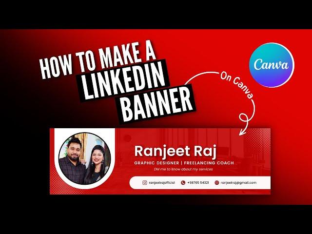 How to create a LinkedIn Banner on Canva | LINKEDIN Banner Tutorial