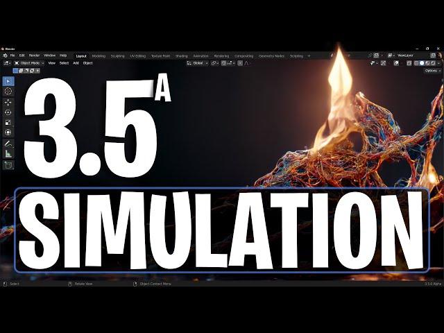 Blender 3.5 Alpha - Simulation Node Is Finally Here!