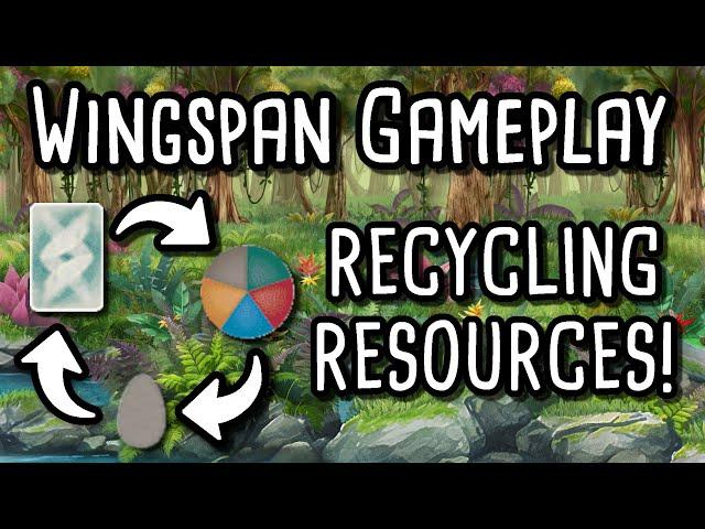 Wingspan Gameplay | Recycling Resources! feat. @ultimognu_catan