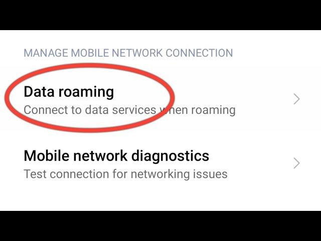 Redmi Data Roaming | Redmi Data Roaming Setting | Redmi Mobile Data Roaming