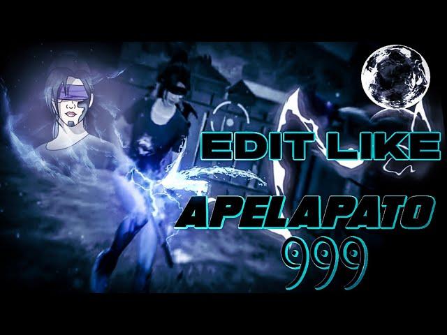 How To Edit Like APELAPATO New Video || Free Fire montage 