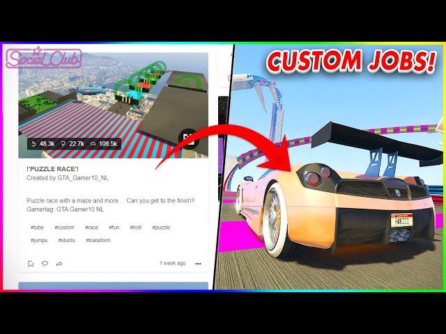 How to Play CUSTOM JOBS in GTA Online (Fun Wallrides, Under Map Races & MORE)