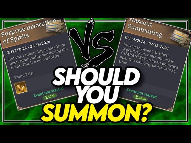 Should You Summon? | 1+1 vs. Nascent | Watcher of Realms