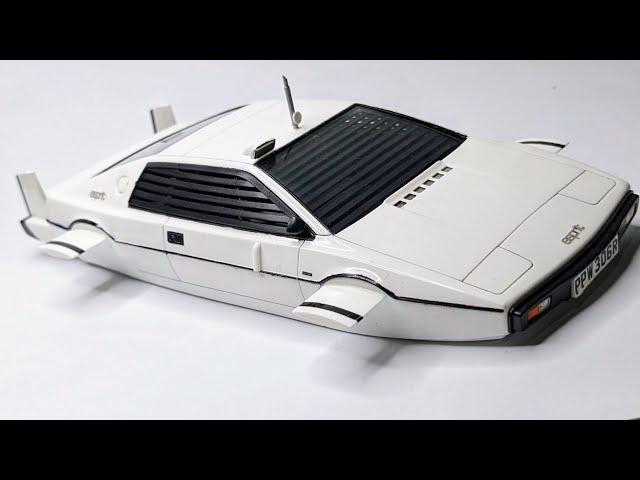 Lotus Esprit S1 Submarine full build - from 'The Spy Who Loved Me' - Fujimi 1/24