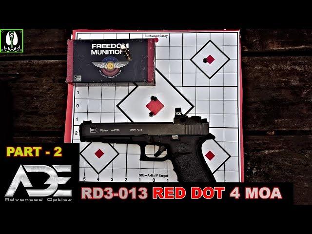 Mounting/Zeroing ADE Advanced Optics rd3-013 4 MOA Red Dot