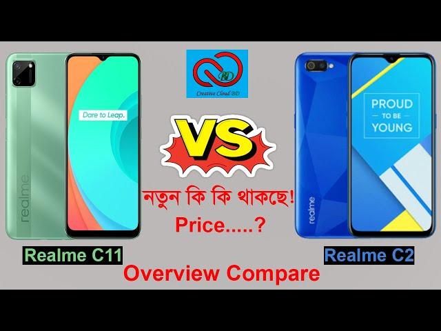 Realme C11 vs Realme C2What's New!! Budget Battle | Creative Cloud BD