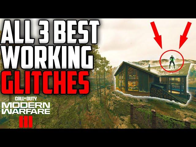 Modern Warfare 3 TOP THREE BEST WORKING Glitches & Spots In One Video