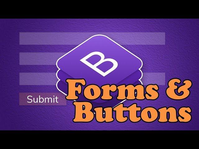 Bootstrap 4 Forms & Buttons | BOOTSTRAP 4 TUTORIAL