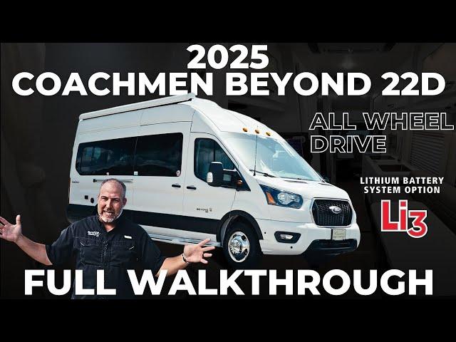 2025 Coachmen Beyond 22D Class B RV | All Wheel Drive & Li3 Lithium Package **FULL WALKTHROUGH** 