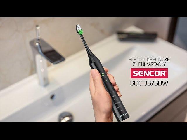 Unboxing sonických zubních kartáčků Sencor SOC 3373BW