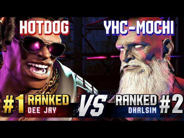 SF6 ▰ HOTDOG29 (#1 Ranked Dee Jay) vs YHC-MOCHI (#2 Ranked Dhalsim) ▰ High Level Gameplay