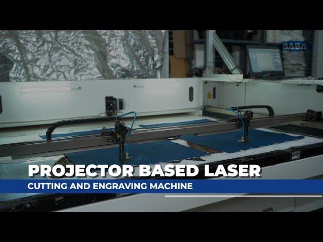 BABA Projector based CO2 laser cutting machine