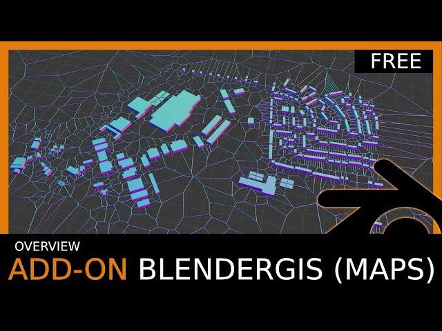 Blender Add-on Overview : BlenderGIS - Import Google Map Data (free)