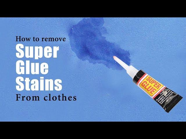 How to remove super glue stains from clothes | Most effective method