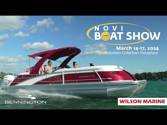 Wilson Marine 2024 Novi Boat Show Bennington Pontoons