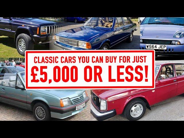 Classic Cars that you can BUY FOR LESS THAN £5,000