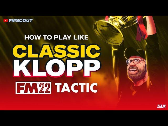 Jurgen Klopp GEGENPRESS | Best FM22 Tactics by Knap