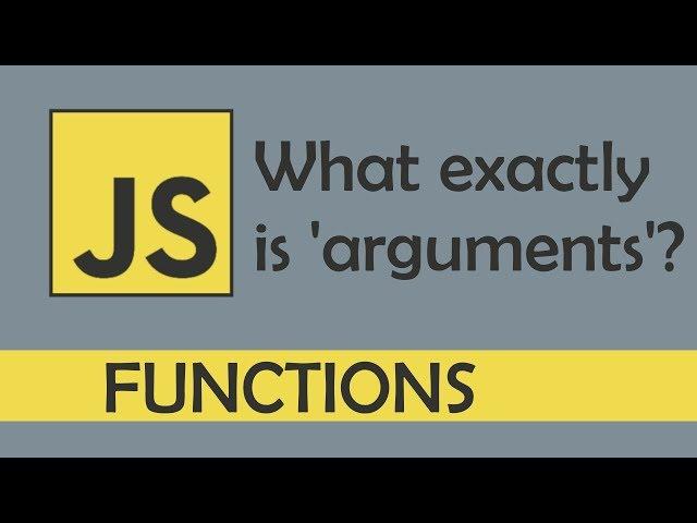 What exactly is the 'arguments' object in JS?