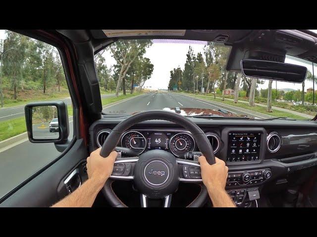 2021 Jeep Wrangler Rubicon 392 HEMI V8 POV Test Drive (3D Audio)(ASMR)