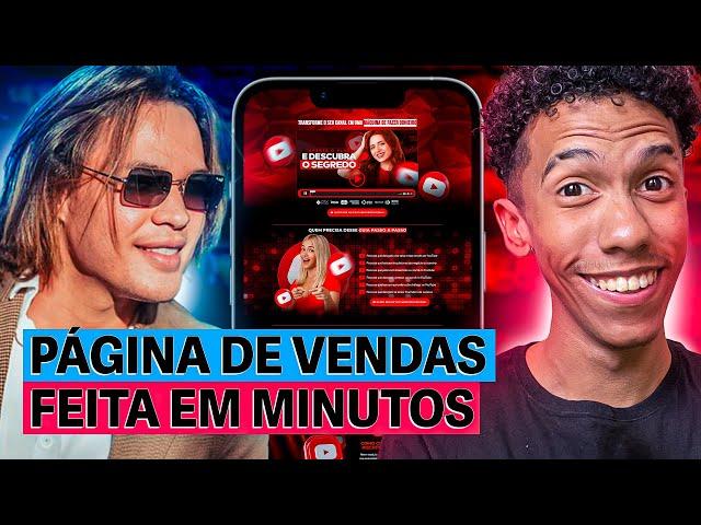 COMO CRIAR PÁGINA DE VENDAS ESTILO THIAGO FINCH para QUALQUER INFO PRODUTO e FAZER 7x MAIS VENDAS