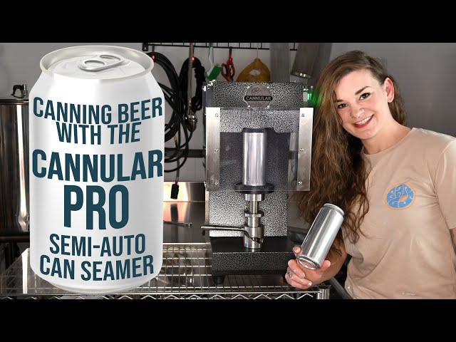 Canning Beer with the Cannular Pro Semi-Auto Can Seamer and Great Fermentation's Tap Cooler filler!