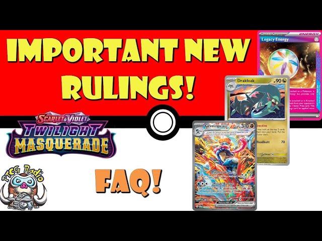 Twilight Masquerade Pokemon TCG FAQ – Important New Pokémon Rulings!! (Pokémon TCG News)