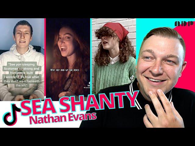 SEA SHANTY TikTok    Ft. Nathan Evans (Wellerman) | Marc Daniel Patrick Reacts