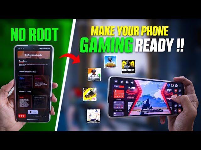 Pt-2 [NO ROOT] Convert Any Phone into a GAMING PHONE - Increase Performance and Fix Lag in all games