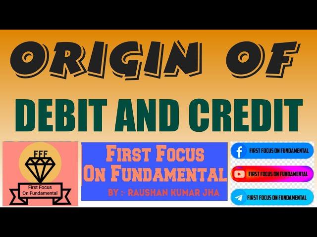 ORIGIN OF DEBIT CREDIT  #Shorts