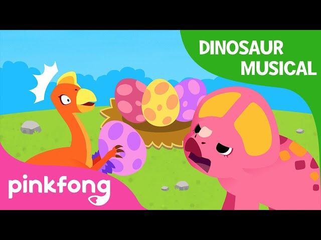 Oviraptor the Egg Thief | Dinosaur Musical | Dinosaur Story | Pinkfong Songs for Children