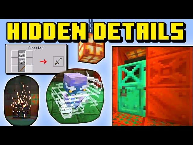 Private Info NOT in 1.21 Minecraft Live: Crafter Stacking, Breeze Loots, Trial Spawner Secrets...