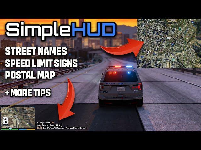 NEW Simple Hud for GTA 5 LSPDFR is Awesome!