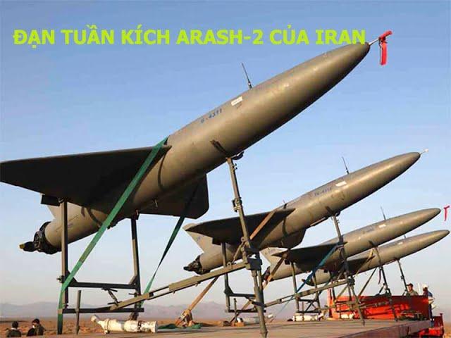 Đạn tuần kích Arash-2 của Iran