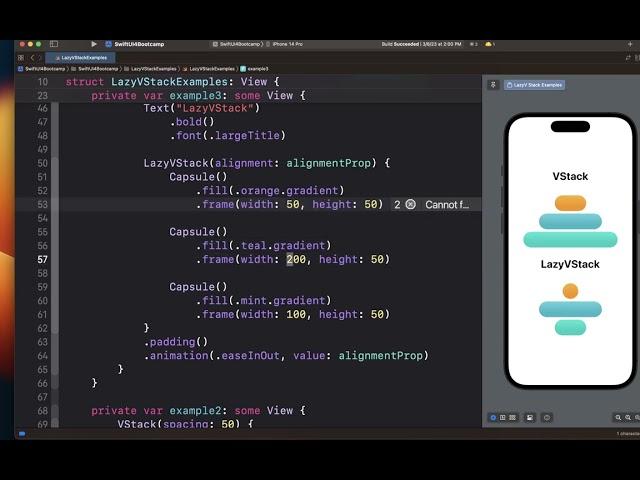 LazyVStack Alignment in SwiftUI