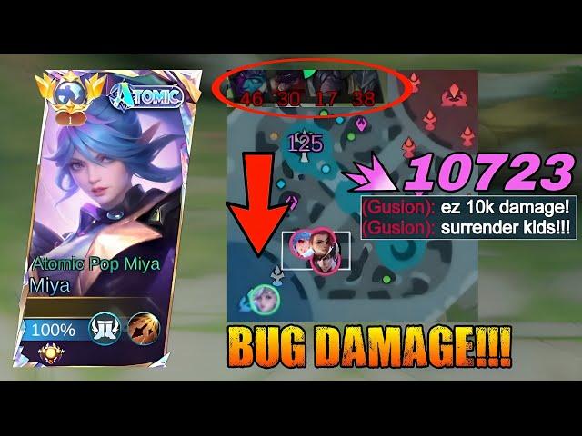 GLOBAL MIYA VS BUG GUSION!! HE ONESHOT EVERYONE!? WTF!? INSANE EPIC COMEBACK (must watch)