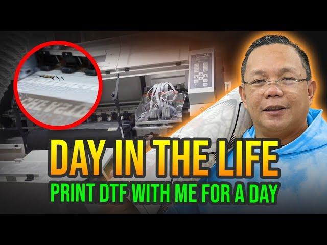 Day In The Life of a DTF Printing Entrepreneur - Home Printing Business Routine