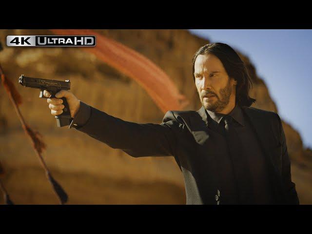 John Wick: Chapter 4 | 4K HDR | Desert Chase Scene