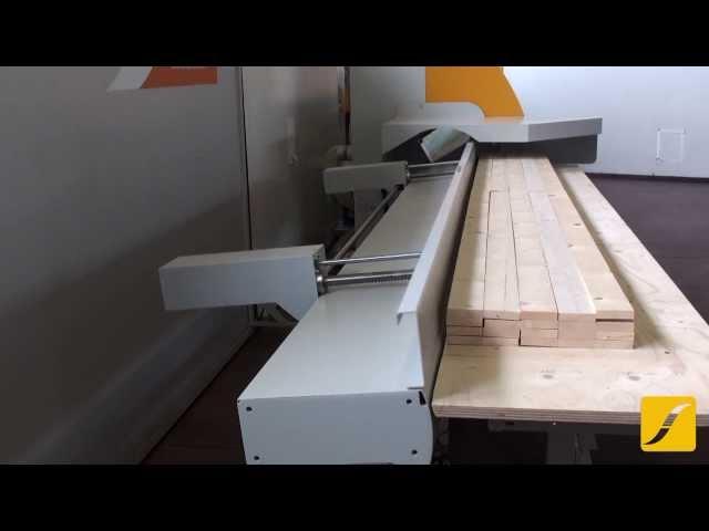 Tilting table for optimizing saw Superpush 200