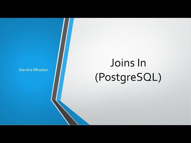 04. Joins in PostgreSQL