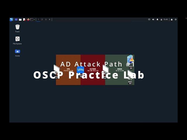 OSCP Practice Lab: Active Directory Attack Path #1