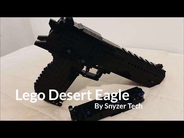 Lego Desert Eagle in Action!! (by Snyzer Tech)