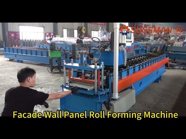 Facade Wall Panel Roll Forming Machine