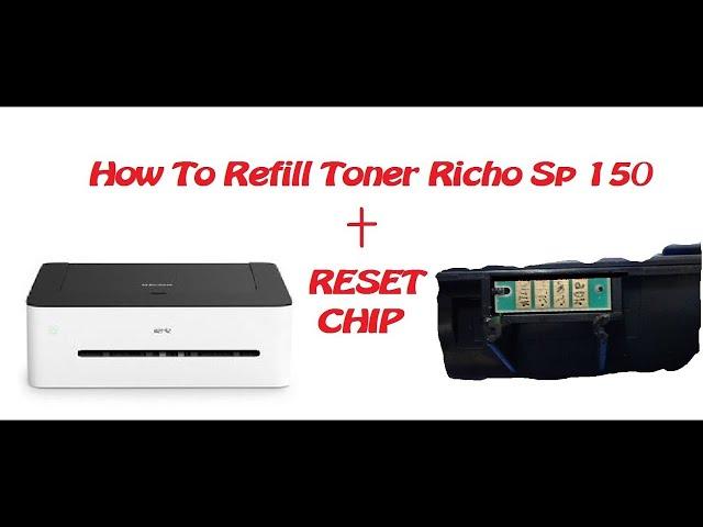 refill toner richo sp150 - ricoh sp150su orjinal kartus toner doldurma (toner cartridge refill)