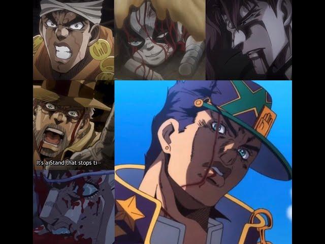 Stardust Crusaders (ALL Deaths) *Stone ocean included*