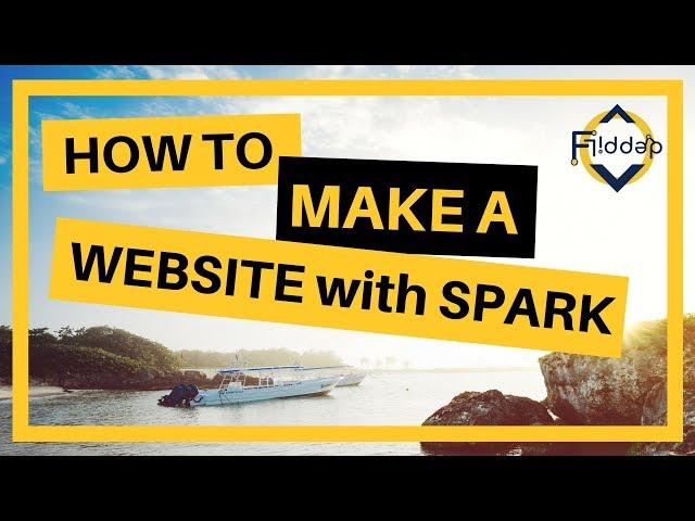 How to create a website with ease using Adobe Spark Page 2018