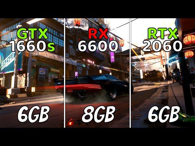 RTX 2060 vs  RX 6600 vs GTX 1660 Super | Test In 8 Games at 1080P & 1440P 