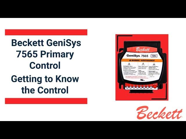 GeniSys® 7565 - Getting to Know the Control