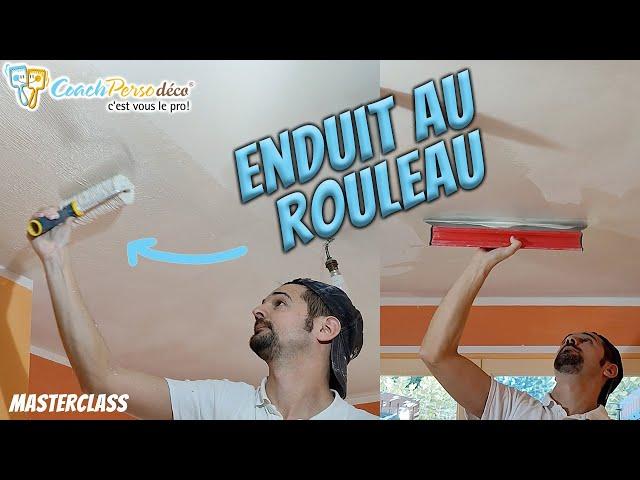 Appliquer un enduit au rouleau et ratisser l'ouvrage - MASTERCLASS