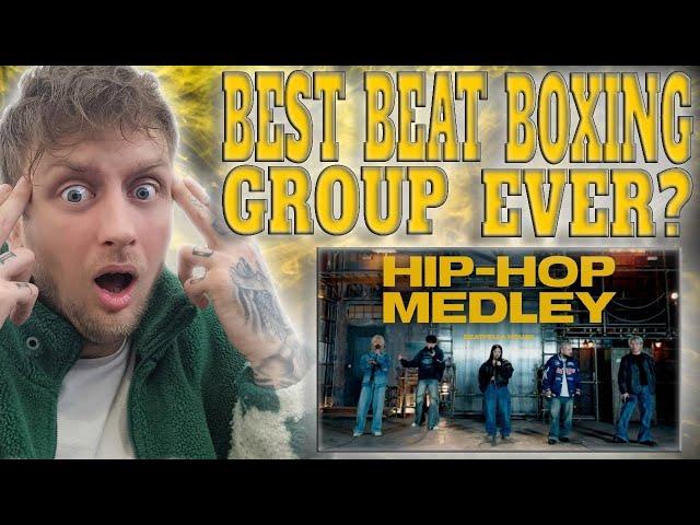 THE BEST BEAT BOXING GROUP EVER? BEATPELLA HOUSE - HIPHOP MEDLEY (BEATBOX) UK Music Reaction Video
